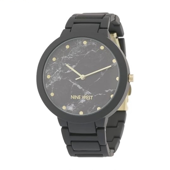 Women's Rubberized Bracelet Watch Black - Picture 8 of 8